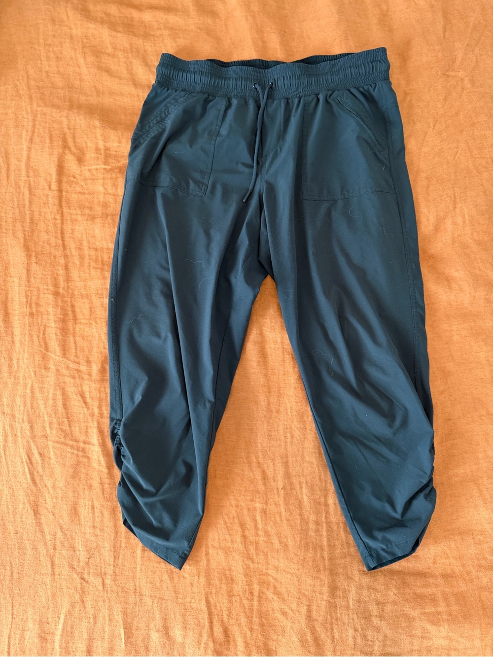 Prana Women’s  Black Stretch Jogger Pants (sinched bottom), medium